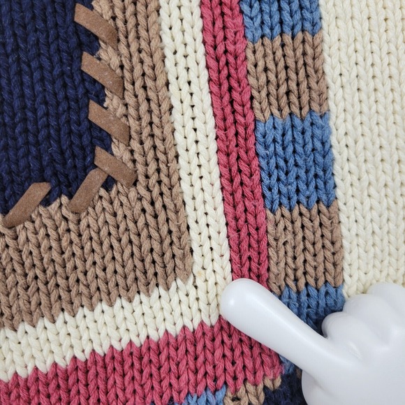 417 by Van Heusen Native American Crewneck Knit Sweatshirt Mens Large L - Picture 5 of 10